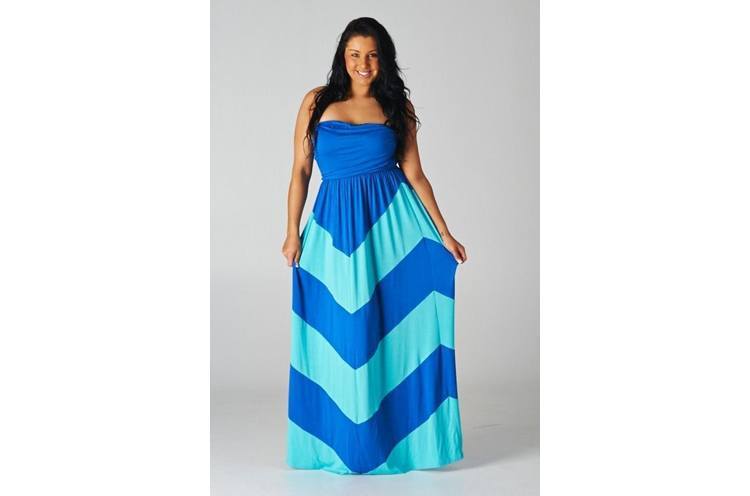 maxi dresses for curvy women