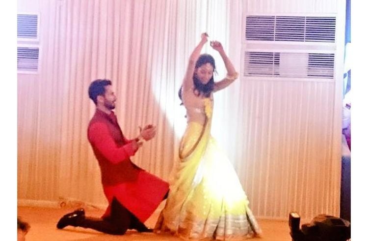 Mira Rajput and Shahid Kapoor sangeet