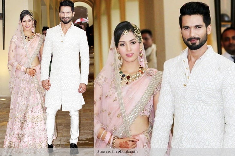 Mira Rajput and Shahid Kapoor Wedding Photos