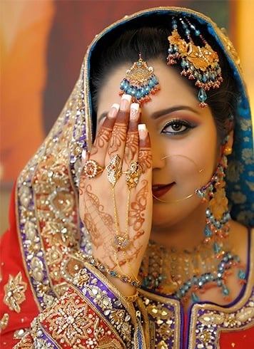 Muslim mehendi and adaab