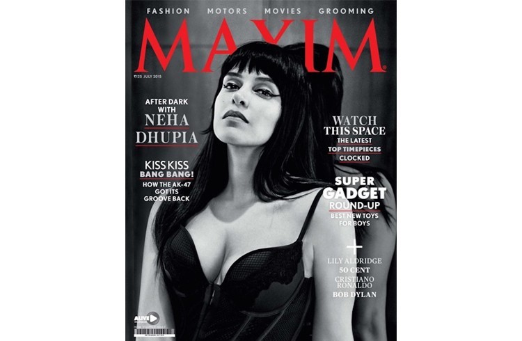 Neha Dhupia on Maxim cover