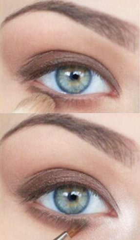 Caramel eye makeup tutorial