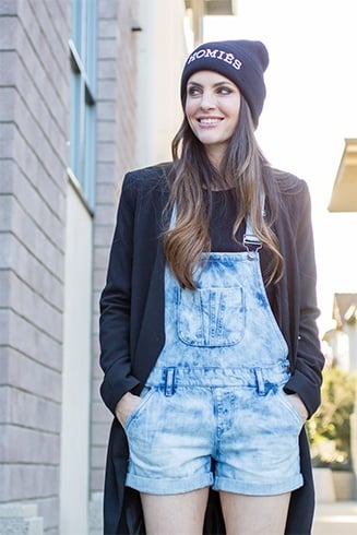 Overall high street fashion