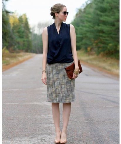 Pencil skirt fashion