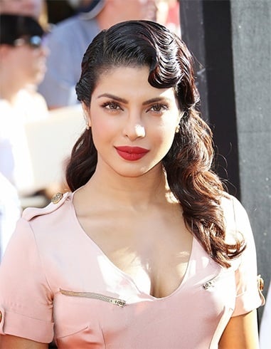 Priyanka Chopra in Red Lipstick