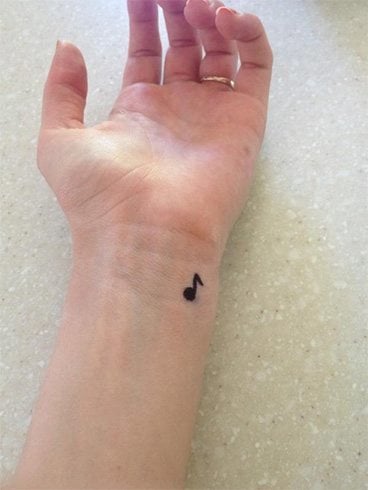 small tattoo for girl wrist