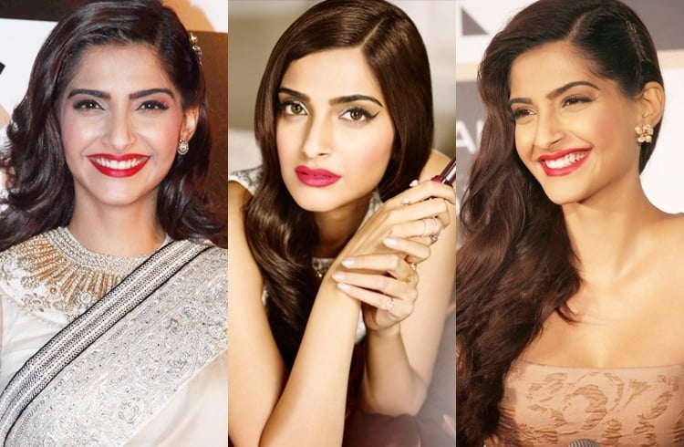 Sonam Kapoor Red Lips