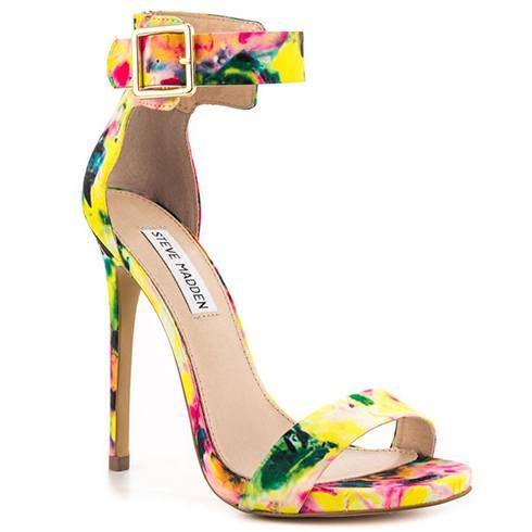 Steve Madden floral stilettos