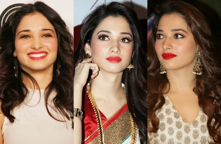 Tamannaah Bhatia's Red Lips