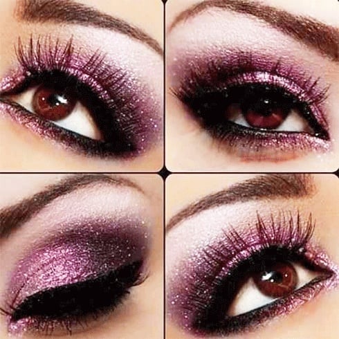 Tips for wearing glitter eyeshadow