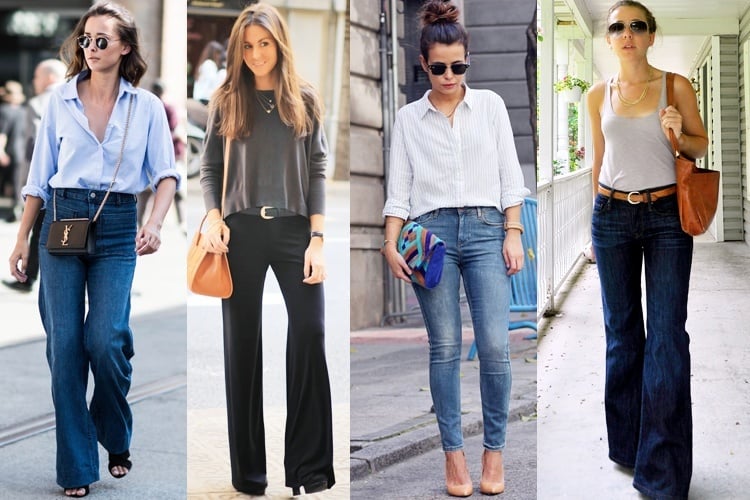 how to wear high waisted jeans in your 40s