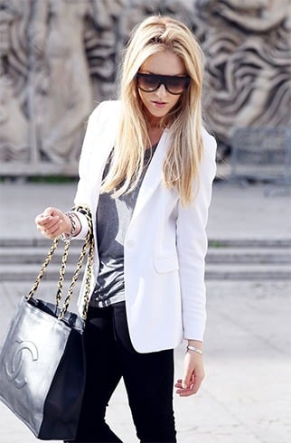 White blazer for women in 30