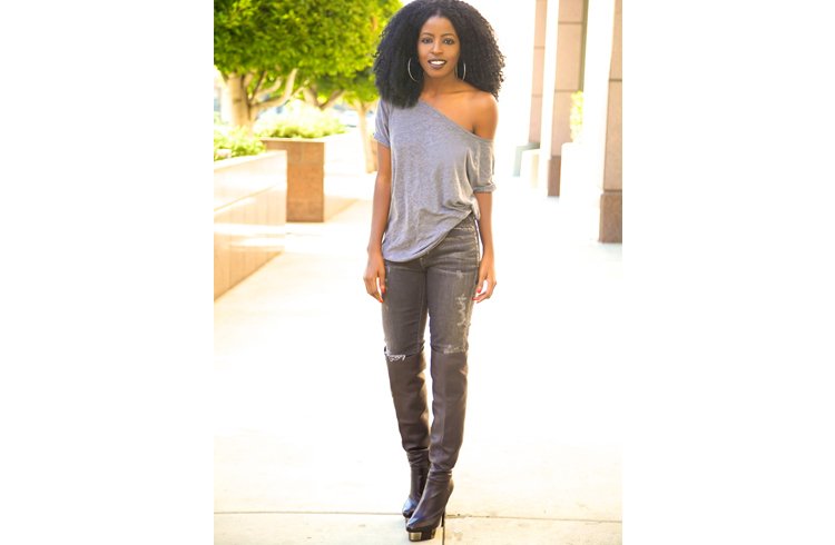 Women over the knee boots