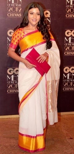 Bengali cotton silk saree for durga puja