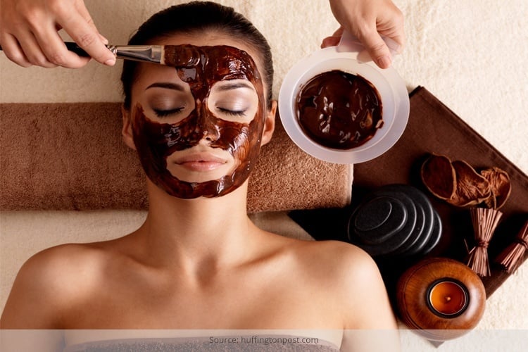 Chocolate beauty products