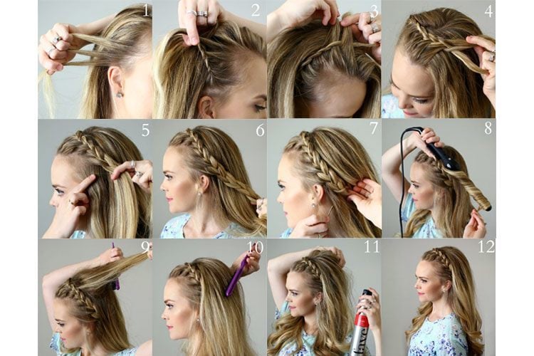 Flechthaar Tutorials: Wie man mein Haar flechtet  