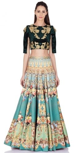 Floral lehenga choli