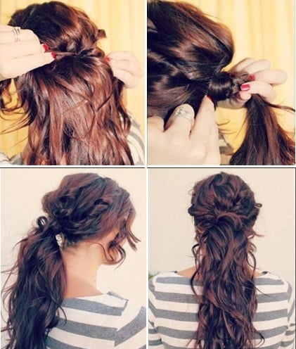 Messy Ponytail styles