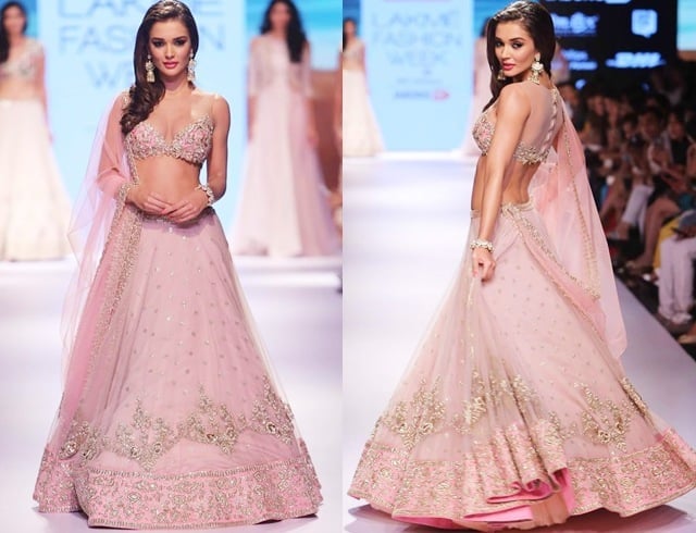 Amy Jackson for Anushree Reddy at LFW 2015