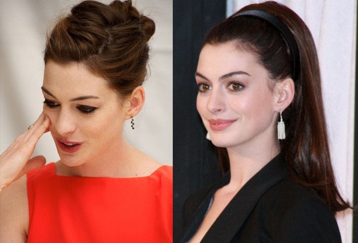 Anne Hathaway Updo Hairstyle