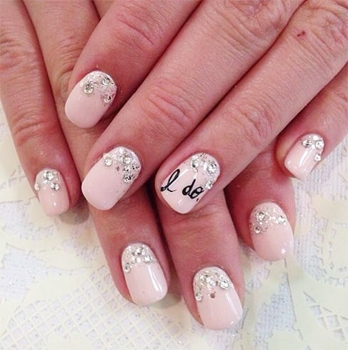 Bridal nail art