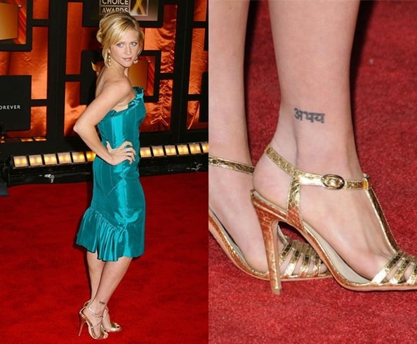 Brittany Snow abhay tattoo