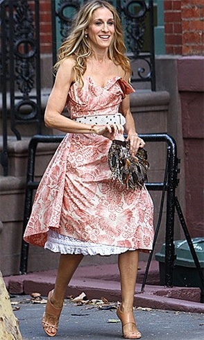 Carrie pink sleeveless dress