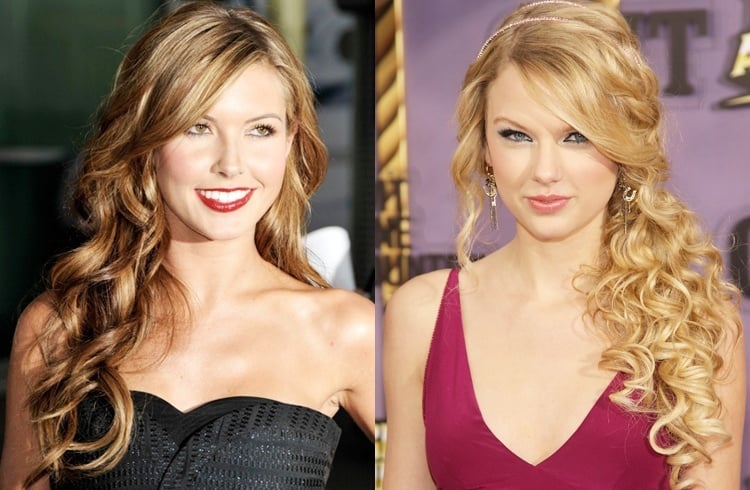 Celebrities waves hairstyle