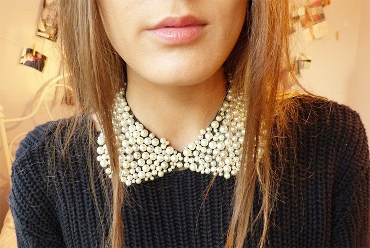Collar necklace trend