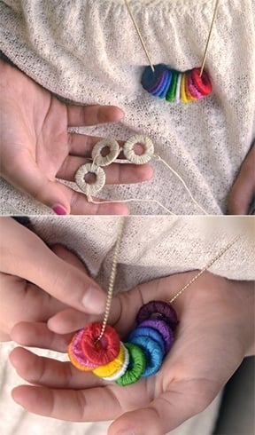 Washer Necklace Tutorial: Drehen Sie diese Unterlegscheiben in Trendy Neckpieces!  