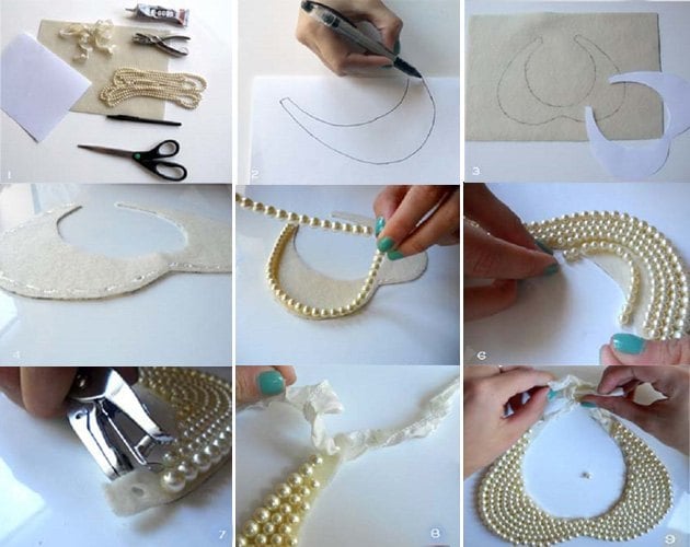 DIY collar necklace