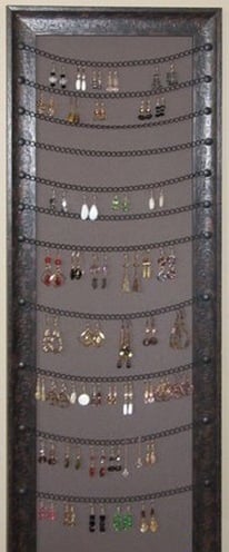 earring holder frame diy