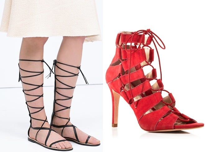 Gladiator Style lace up sandals