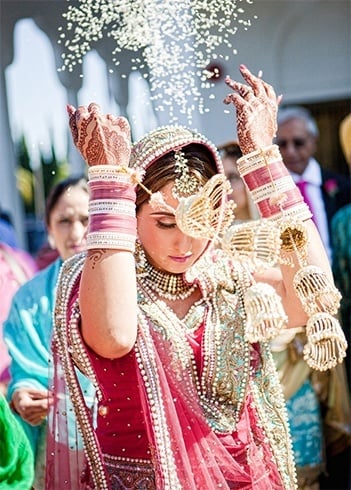 Hindu wedding Vidaai photography