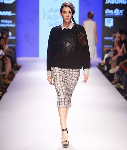 ILK jumpers at lfw 2015
