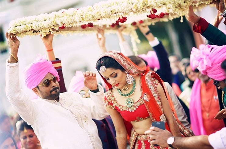 Indian Bride Grand Entry Pose