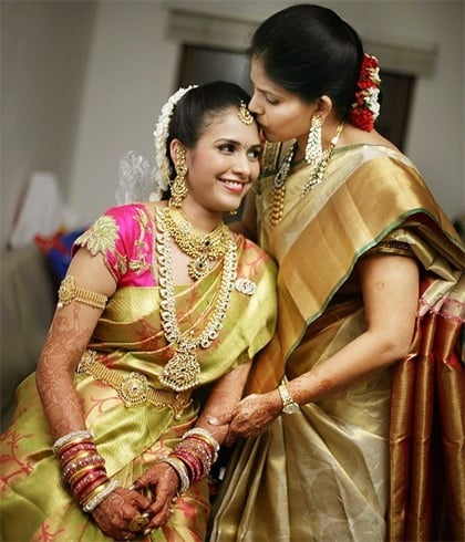 Indian Mother and Bride