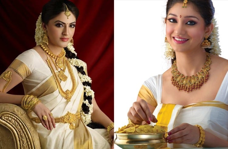 Jewellery for onam festival