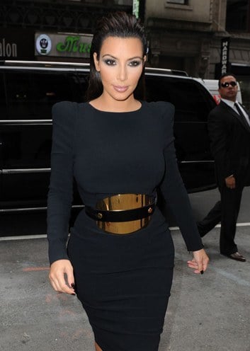 kim kardashian hourglass body