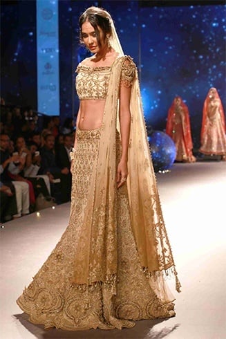 Lisa Haydon at BMW Indian Bridal Fashion Week 2015 