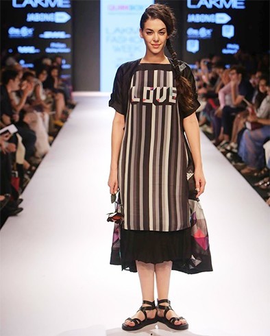 Love dress at LFW 2015