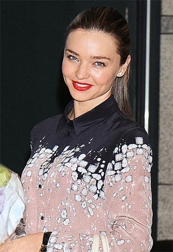 Miranda Kerr ponytail hairstyle