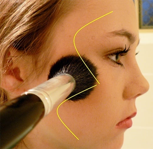 Natural makeup look