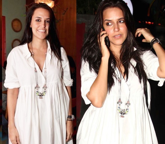 Neha Dhupia in Amrapali Jewellery