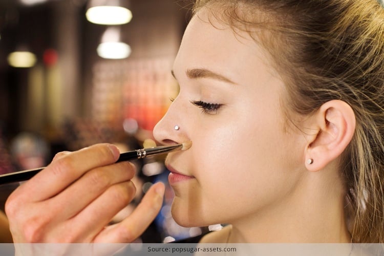 Makeup Around A Nose Piercing