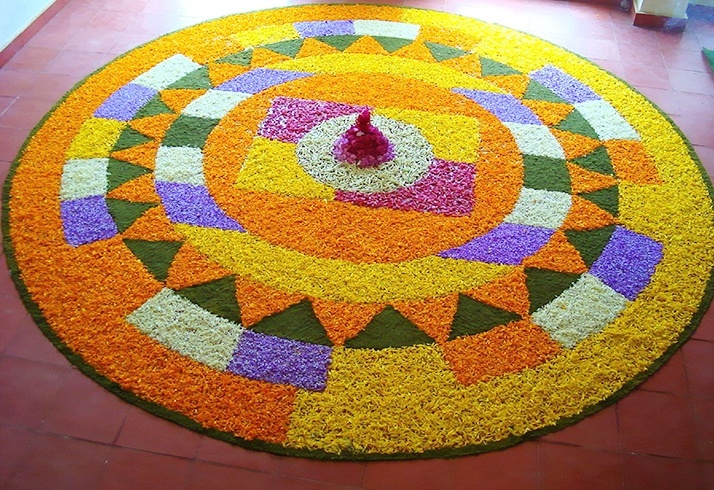 Onam pookalam