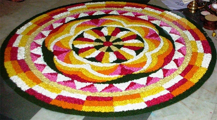 изображения onam pookkalam