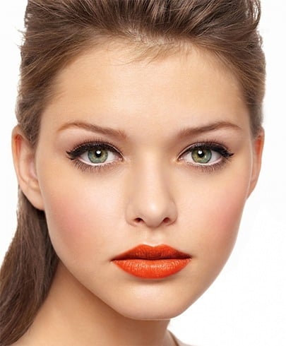 Orange lipstick personality