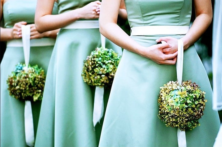 Ball Shaped bouquets