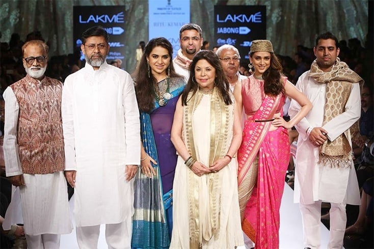 Ritu Kumar team at LFW 2015